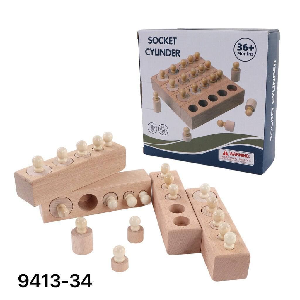 Socket cylinder game Age 3-6